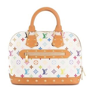 Louis Vuitton White Multi Color “Alma”